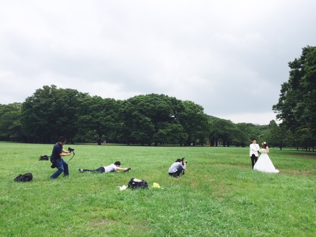 現場からお届けします 結婚式前撮り 代々木公園 結婚写真 記念写真を本当にかわいく撮るならエクー Ecoo