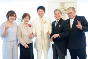 家族写真「少人数結婚式」東京フォトウエディング