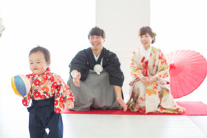 和装スタジオ(白無垢＆色打掛)撮影　ペット＆子供「フォトウエディング」東京　写真だけの結婚式