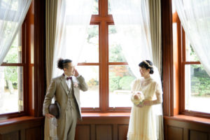 洋館(旧古河邸)撮影「フォトウエディング」東京　写真だけの結婚式