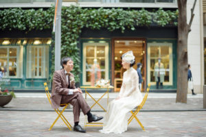 ロケーション(東京駅＆丸の内)撮影「フォトウエディング」東京　写真だけの結婚式