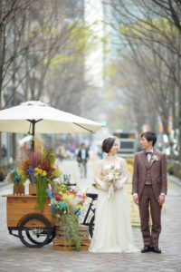 ロケーション(東京駅＆丸の内)撮影「フォトウエディング」東京　写真だけの結婚式