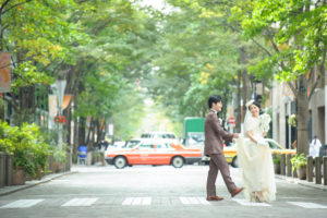 ロケーション(東京駅＆丸の内)撮影「フォトウエディング」東京　写真だけの結婚式
