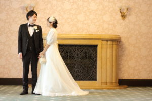 洋館(旧前田家本邸)ドレス撮影「フォトウエディング」東京　写真だけの結婚式