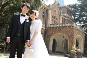洋館(旧前田家本邸)ドレス撮影「フォトウエディング」東京　写真だけの結婚式