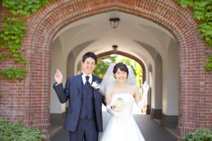 ロケーション(立教大学)母校撮影「フォトウエディング」東京　写真だけの結婚式