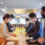 如水会館,式当日,受付