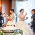 如水会館,式当日,ファーストバイト