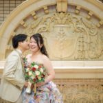 如水会館,式当日,カラードレス