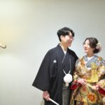 結婚式,出張撮影,持ち込み,桜の季節,春婚,和装,色打掛